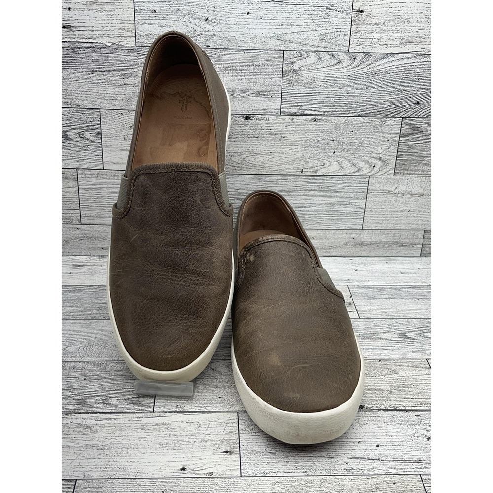 Frye‎ Company Slip On Shoes Women Size 7.5M Leather Casual Comfort 3479264 Ash